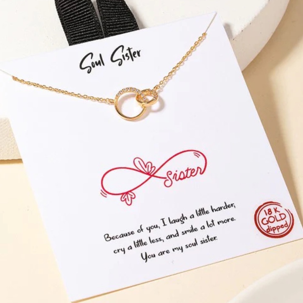Soul Sister 18K Gold Dipped Necklace